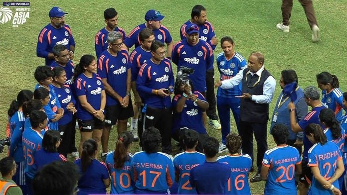 News: BCCI secretary Devajit Saikia backs the decision of the India women's team to not accept the Asia Cup Trophy from Mohsin Naqvi.