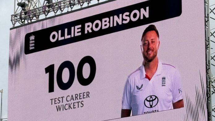 News: Ollie Robinson becomes first England bowler since Sir Ian Botham to take 100th Test wicket at an average under 20.
