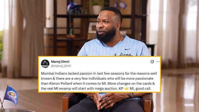 News: Fans react to the news that Mumbai Indians hire Kieron Pollard as head coach for the 2027 IPL season.