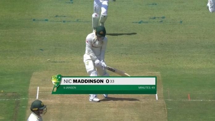 Nic Maddinson's painful 33-ball duck is on the selectors who have thrown him in the deep end for the tour of South Africa.