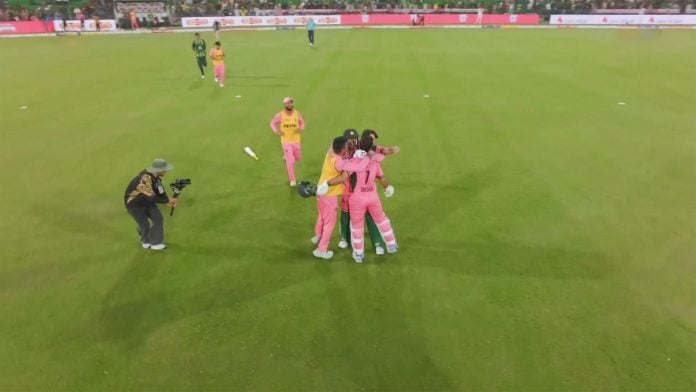 News: Shadab Khan hit 113 off 96 as he and Haris Rauf produced a miracle win against England in the ODI tri-series in Lahore.